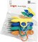 Golden Eagle Right/Left Craft Sewing Pruning Thread Scissors in Soft Vinyl Pouch 4pcs a Pack (4pcs Assorted Colors)